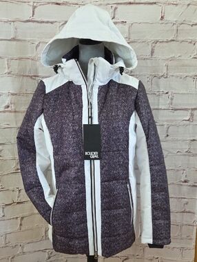 Boulder Gear Women's Gray & White Insulated Ski Jacket with Hood